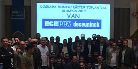 Egepen Deceuninck Montaj Eğitimleri Van’da Devam Ediyor